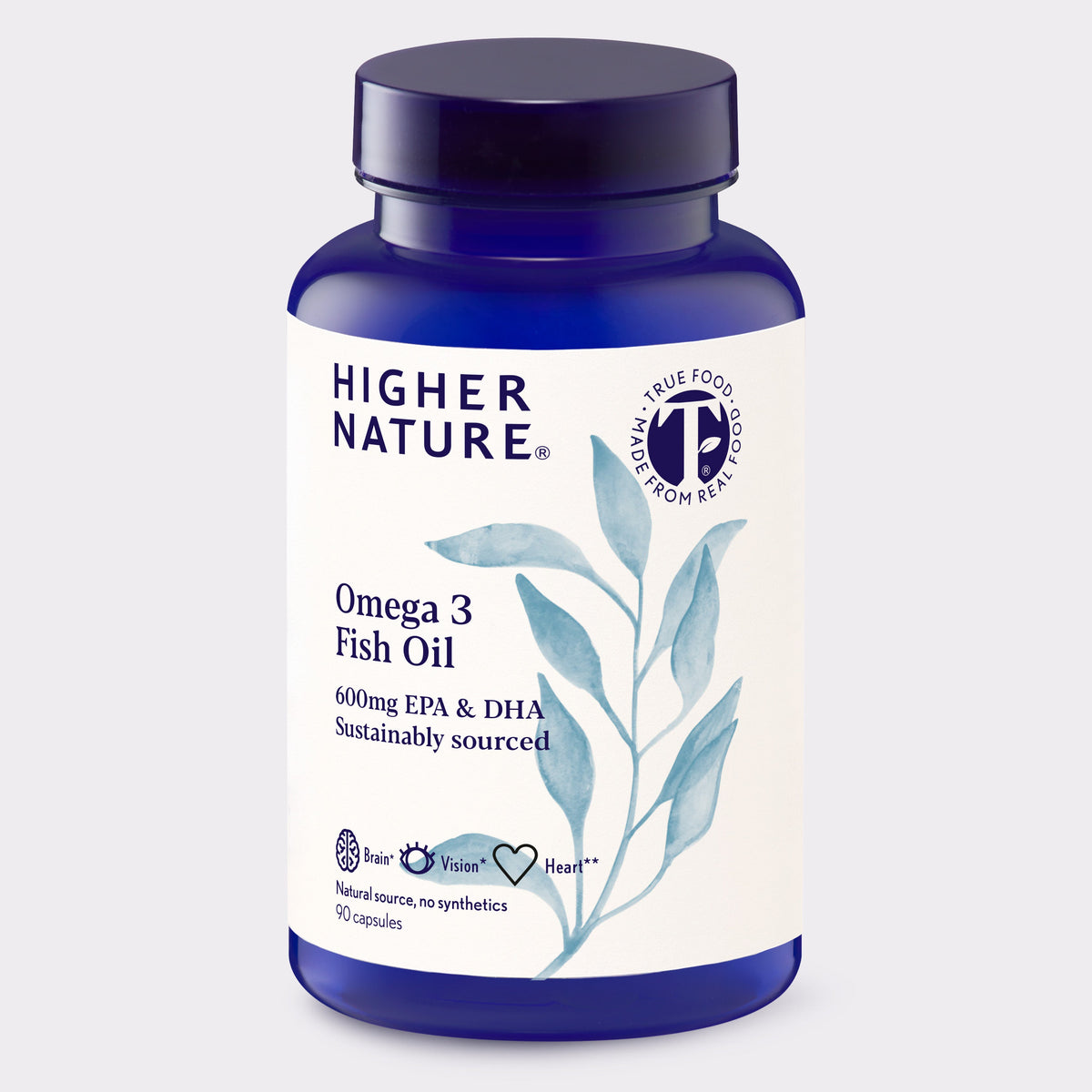 Higher Nature — Omega 3 Fish Oil 1000mg (90 caps)