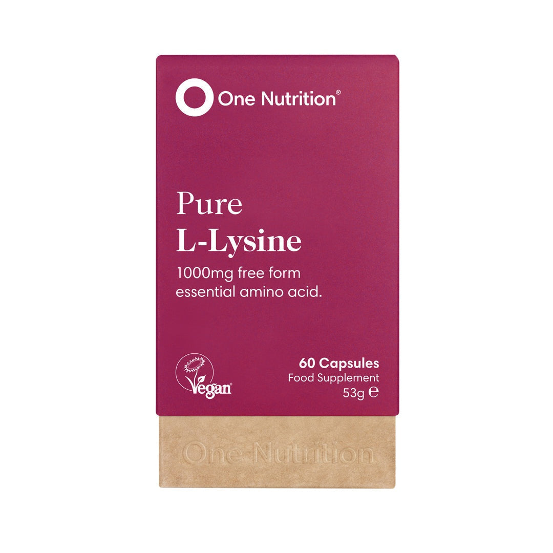 One Nutrition Pure L-Lysine (60 Capsules)