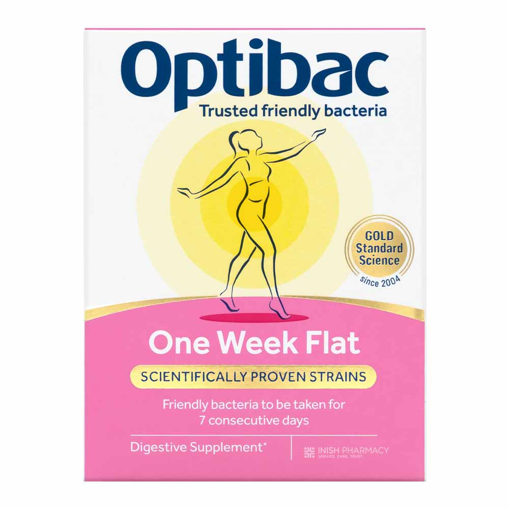 Optibac - One Week Flat (7 sachets) pack front