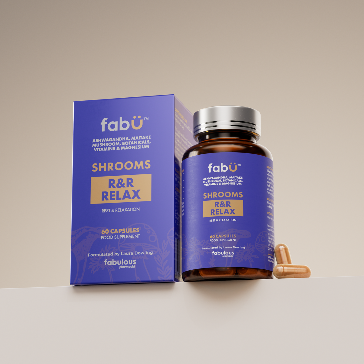 fabu - R&R Relax (60 caps) pack front