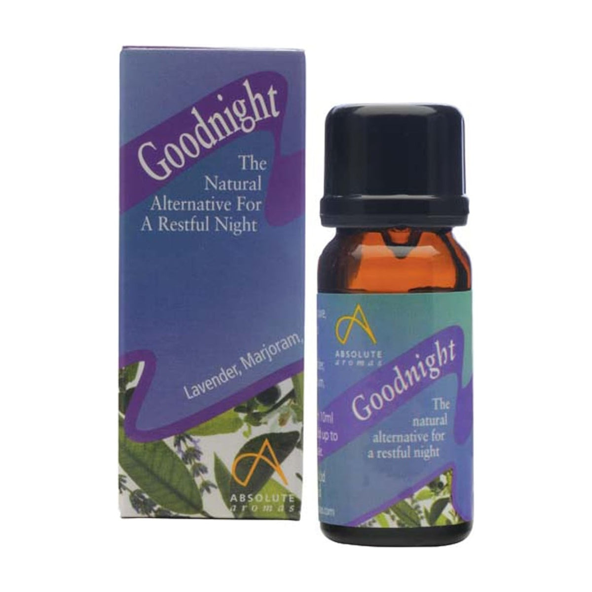 Absolute Aromas Goodnight Aromatherapy Oil Blend (10ml) pack front