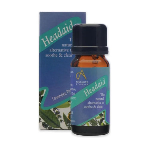 Absolute Aromas Headaid Essential Oil Blend (10ml) pack front