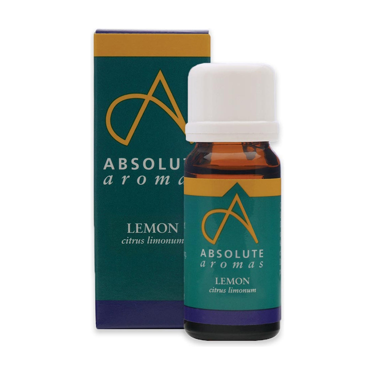 Absolute Aromas Lemon Essential Oil (10ml) pack front