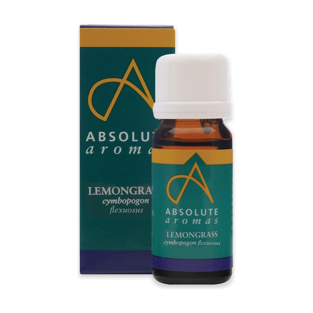 Absolute Aromas Lemongrass Essential Oil (10ml) pack front