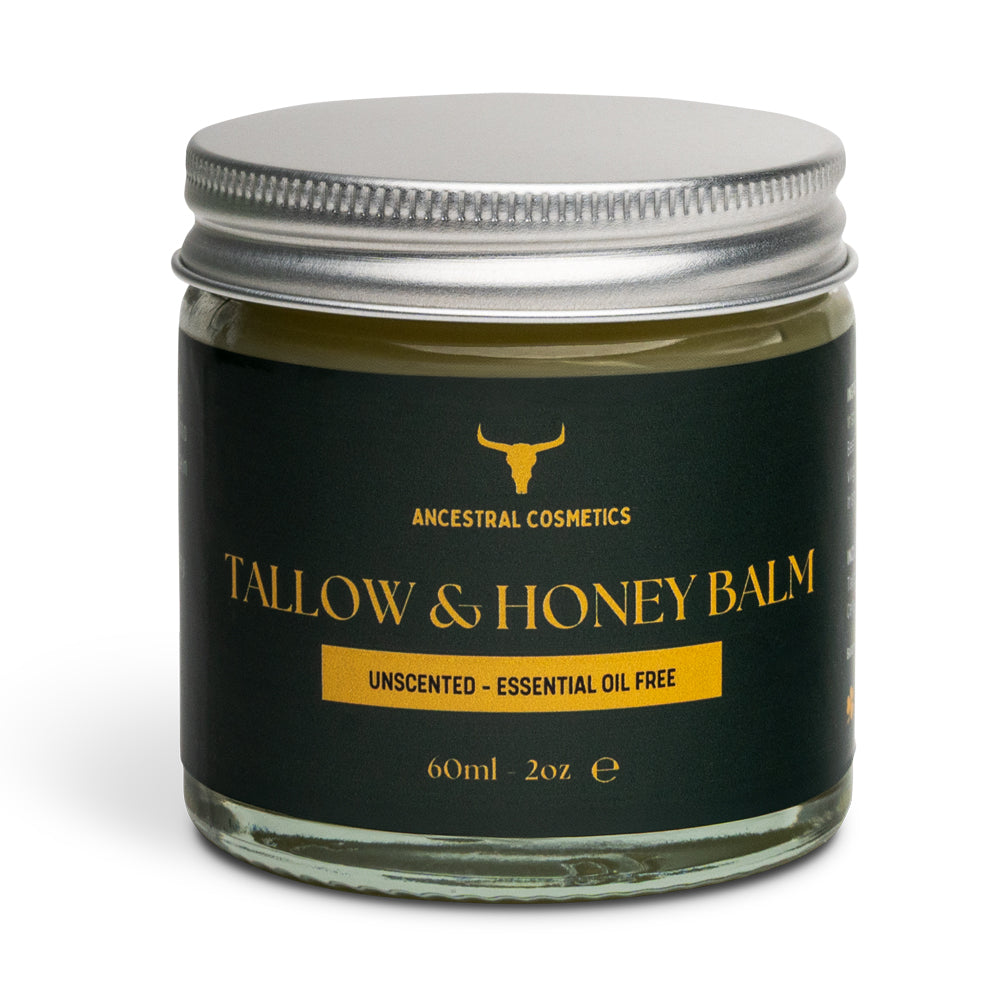 Ancestral Cosmetics — Unscented Tallow & Honey Balm (60ml)