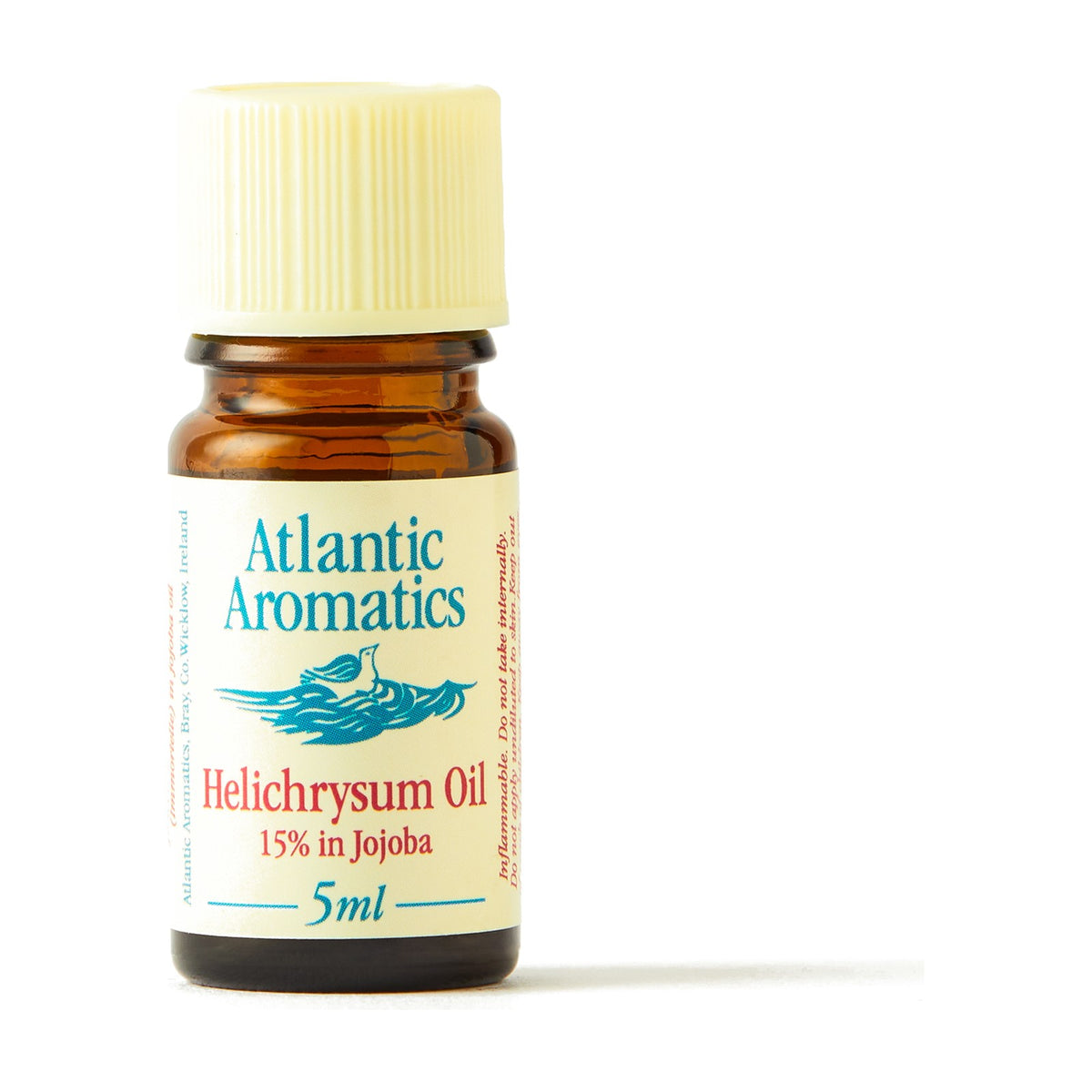 Atlantic Aromatics Helichrysum (Immortelle) 15% in Jojoba Oil (5ml) pack front