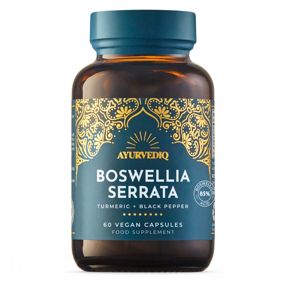 Ayurvediq Wellness — Boswellia Serrata and Turmeric Capsules (60 caps)