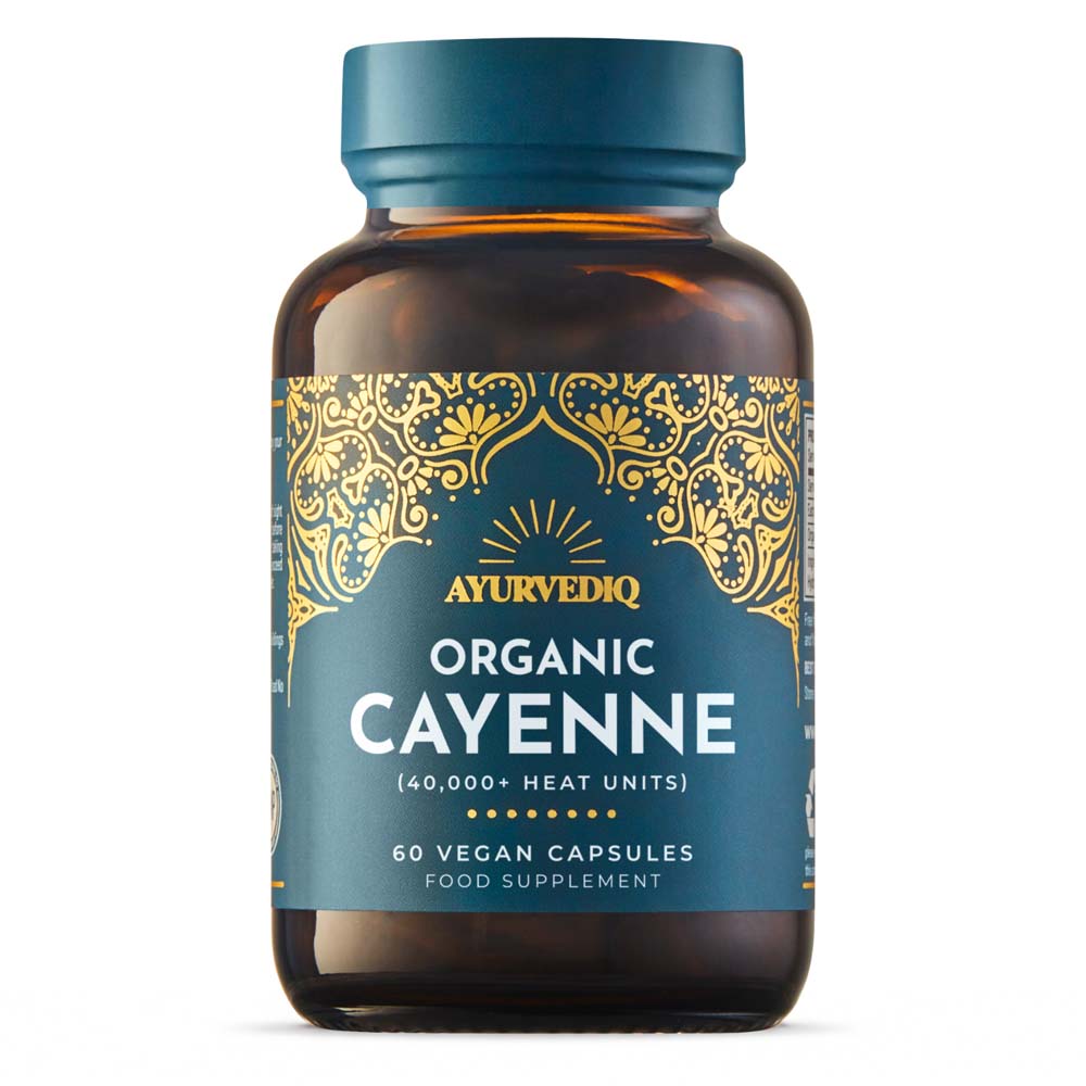 Ayurvediq Wellness — Organic Cayenne (60 caps)