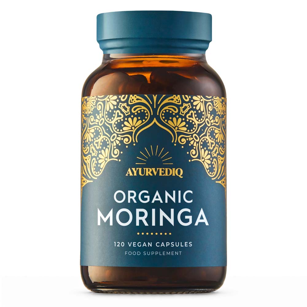 Ayurvediq Wellness — Organic Moringa (120 caps)