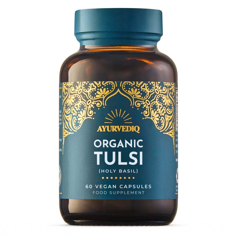 Ayurvediq Wellness — Organic Tulsi (60 caps)