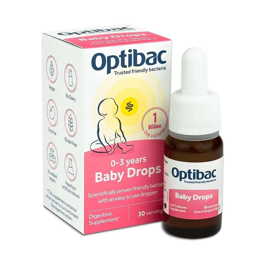 Optibac - For Your Baby drops (10ml) pack front