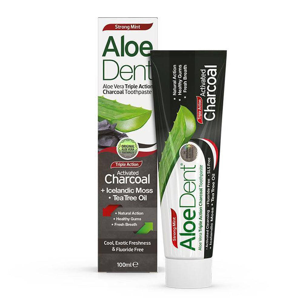 Aloe Dent — Charcoal Toothpaste (100ml)