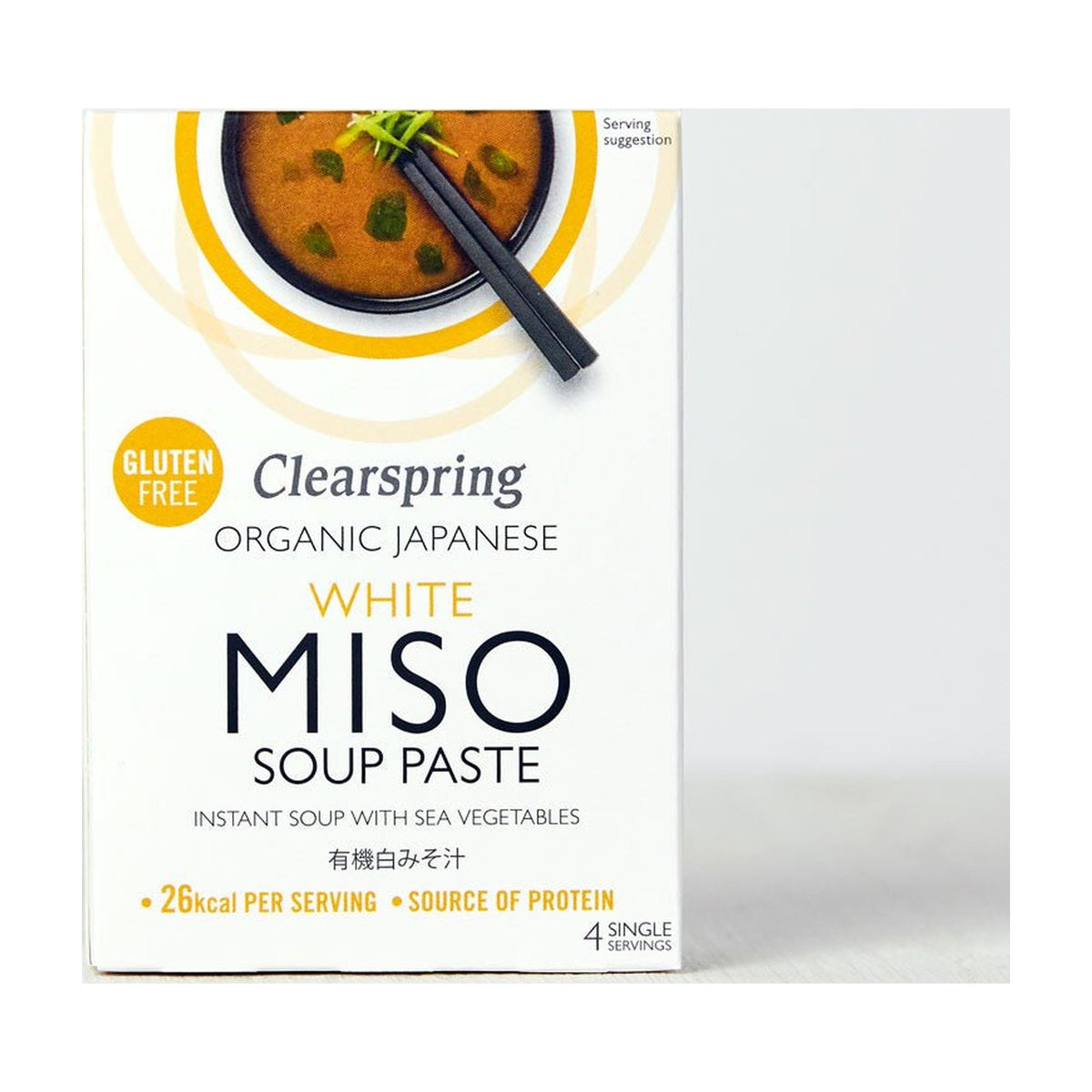 Clearspring — Organic Instant White Miso Soup Paste (4 x 15g)