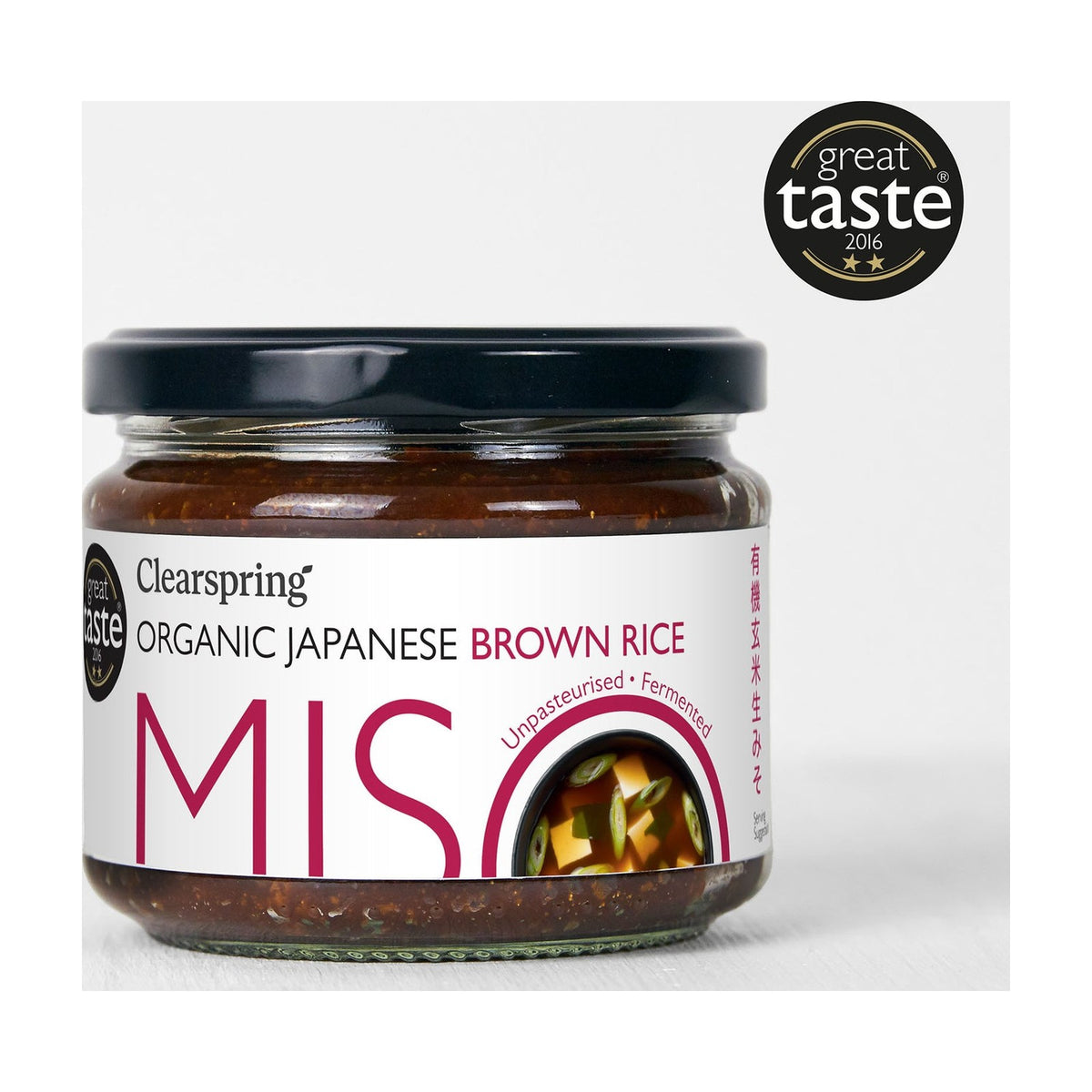 Clearspring — Organic Japanese Brown Rice Miso Paste - Unpasteurised (300g)