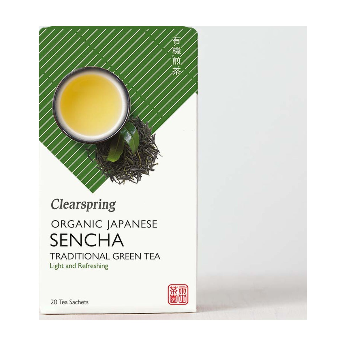 Clearspring — Organic Japanese Sencha Green Tea - 20 Tea Sachets (20 Tea Bags)