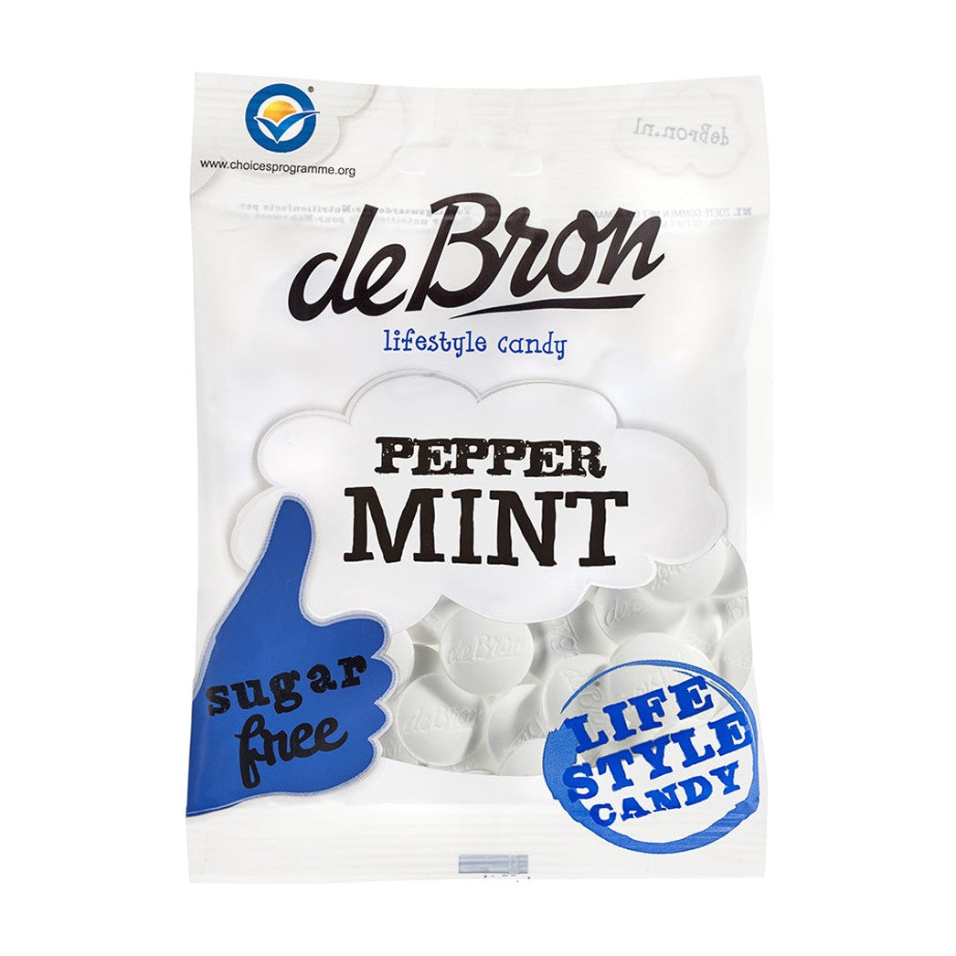 De Bron Sugar Free Peppermints (80g)