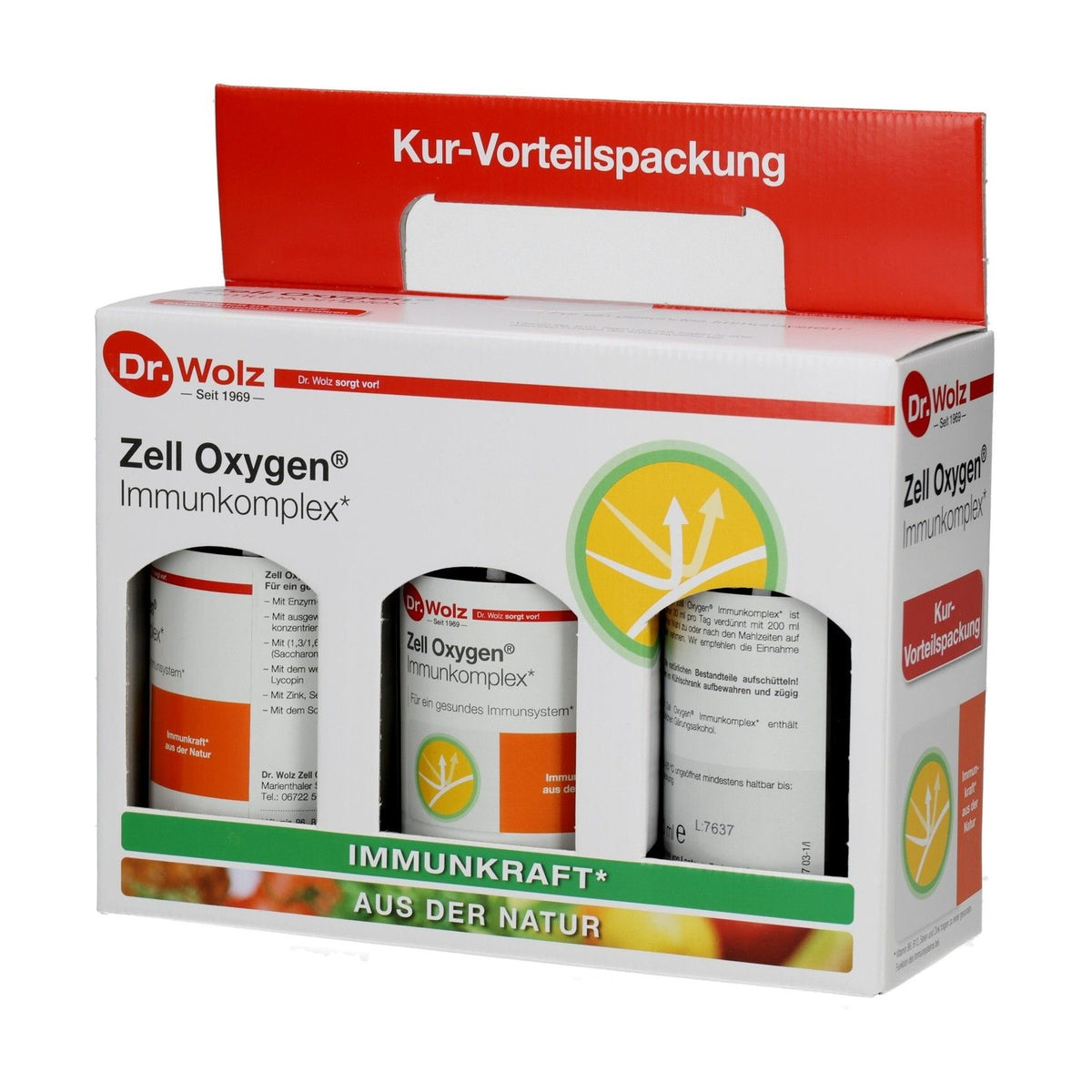 Dr. Wolz Zell Oxygen Immunkomplex (3 x 250ml)