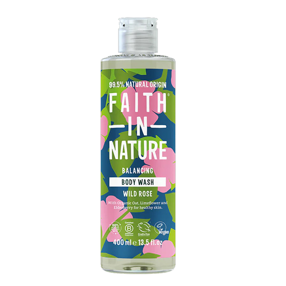 Faith In Nature Wild Rose Body Wash (400ml)