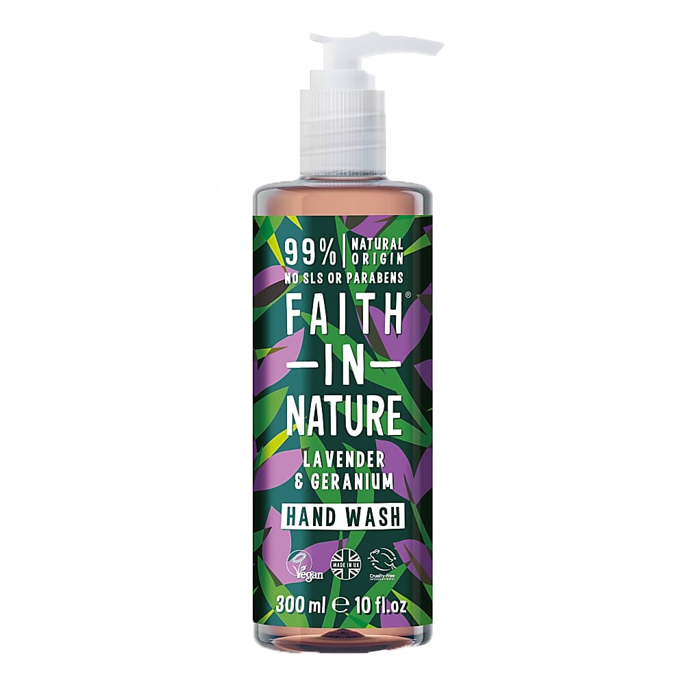 Faith In Nature Hand Wash Lavender & Geranium (300ml)