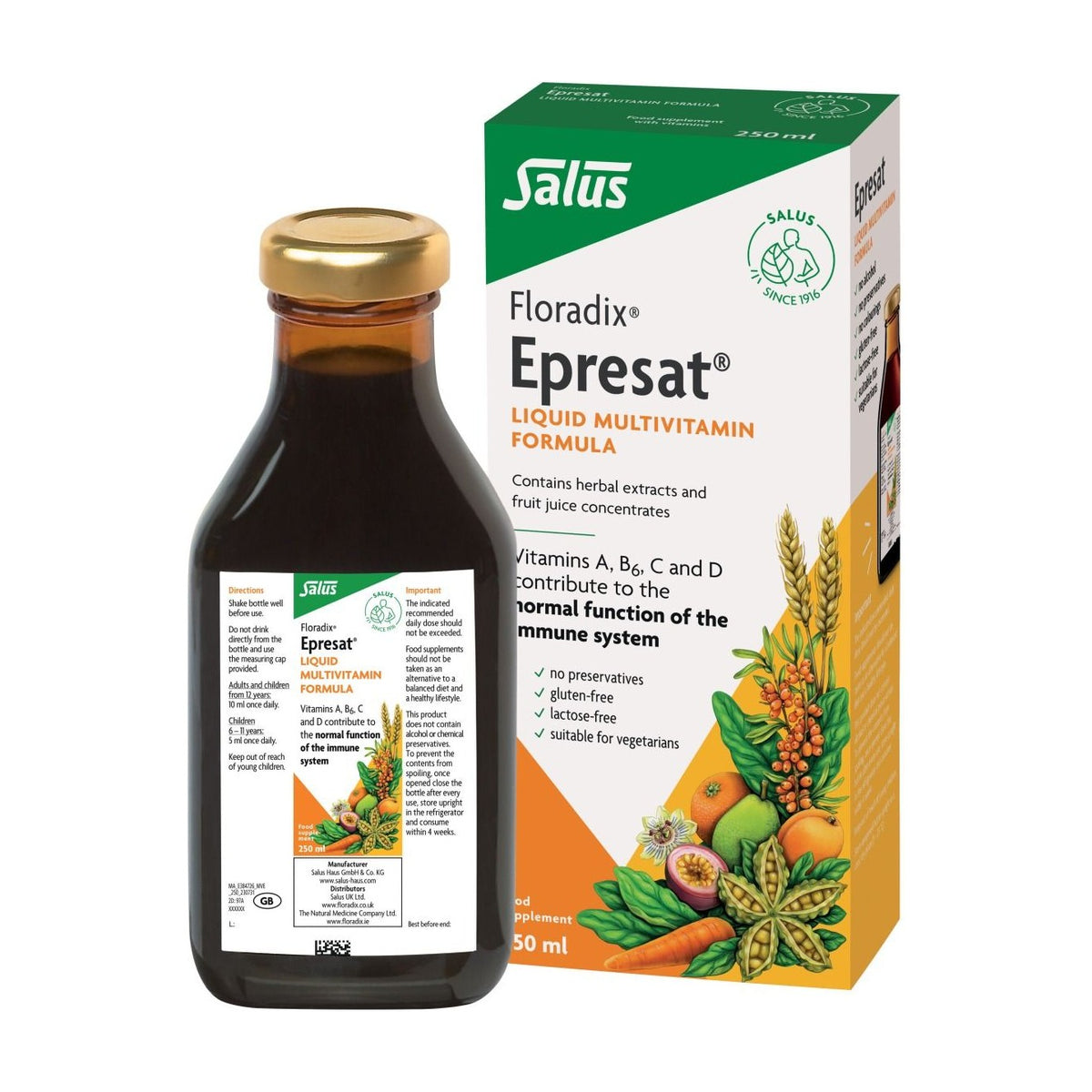 Salus Epresat Liquid Multivitamin 250ml
