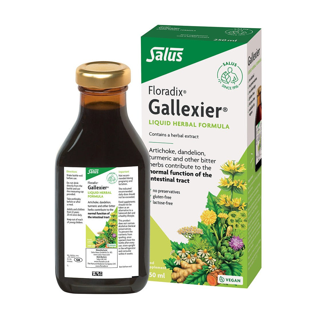 Salus Gallexier Liquid Herbal Formula 250ml
