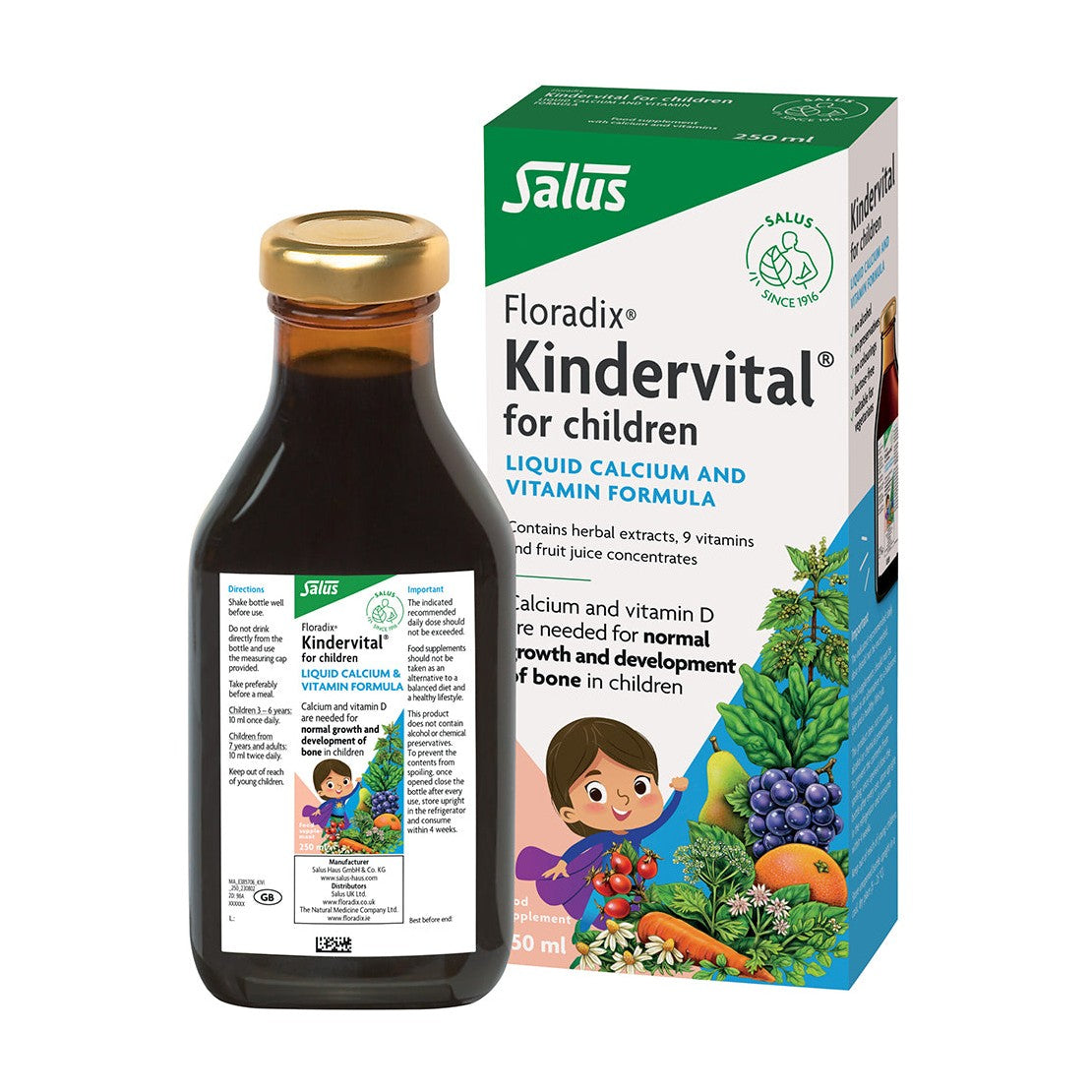 Salus Kindervital For Children 250ml