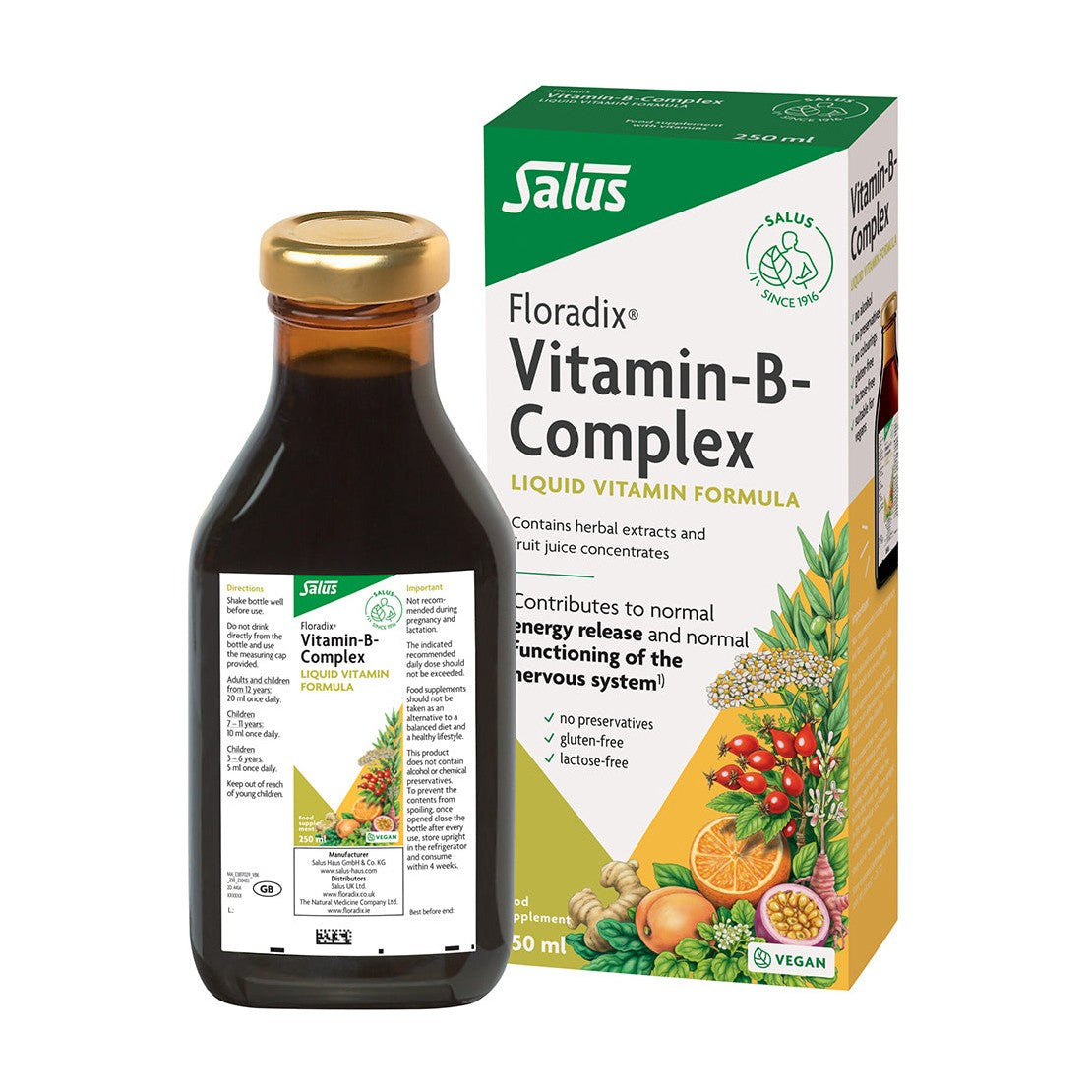 Salus Floradix Vitamin B Complex 250ml