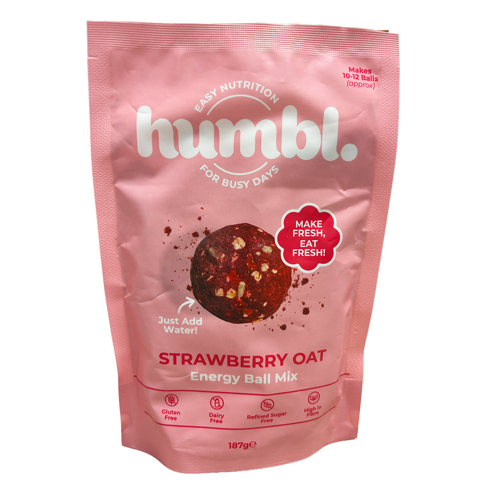 Humbl. Strawberry Oat Energy Ball Mix (187g)