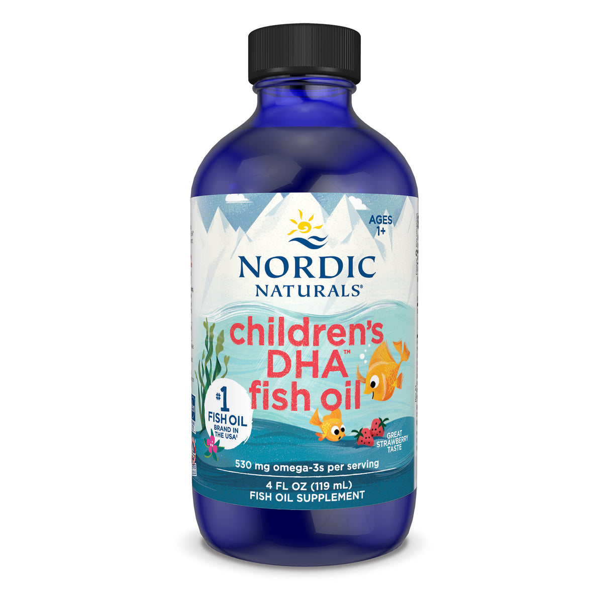 Nordic Naturals — Children's DHA, 530mg Omega-3 Strawberry (119 ml.)