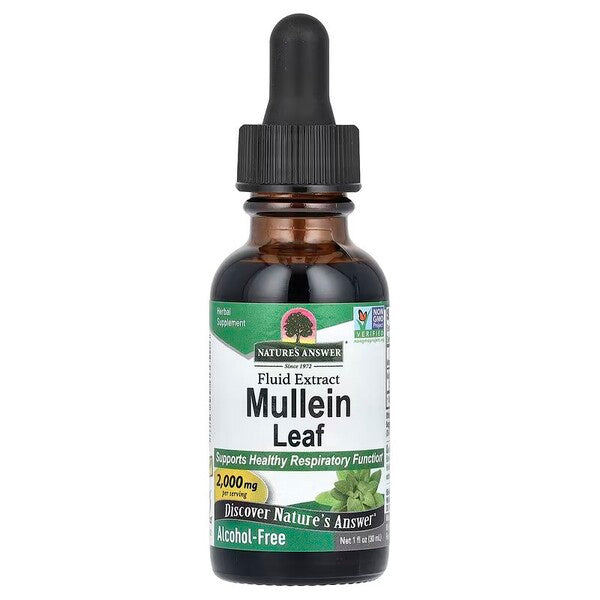 Nature's Answer — Mullein Leaf, 2000mg (30 ml.)