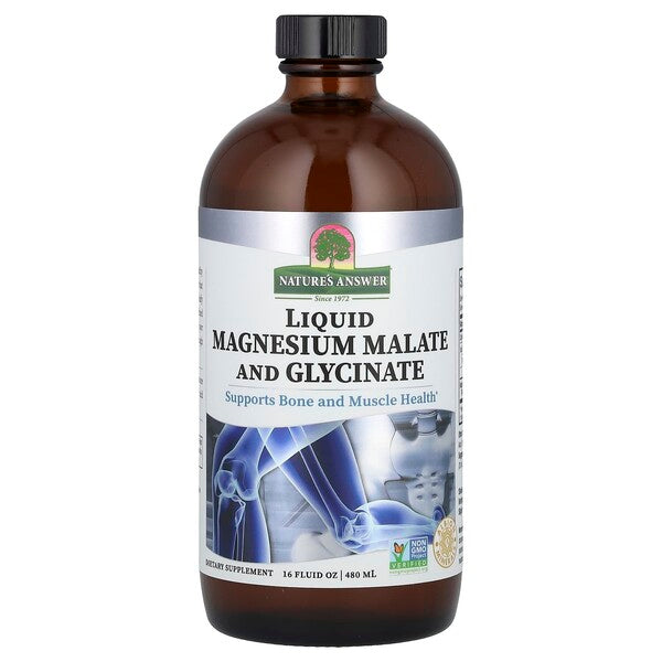Nature's Answer — Liquid Magnesium Malate and Glycinate (480 ml.)
