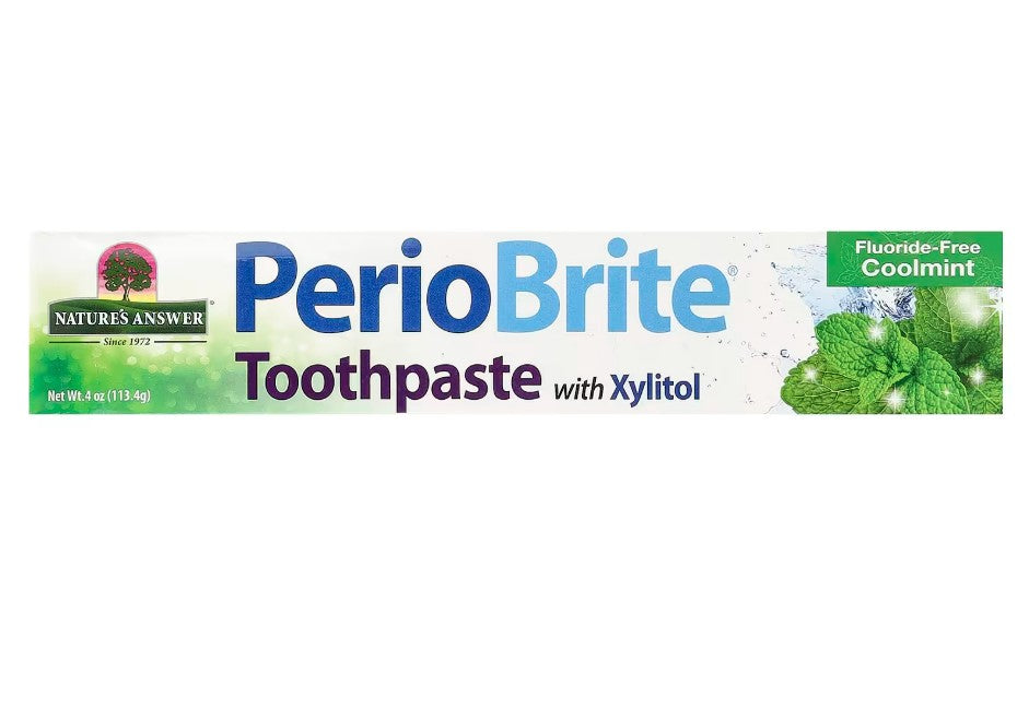Nature's Answer — PerioBrite Toothpaste with Xylitol, Coolmint (113.4g)