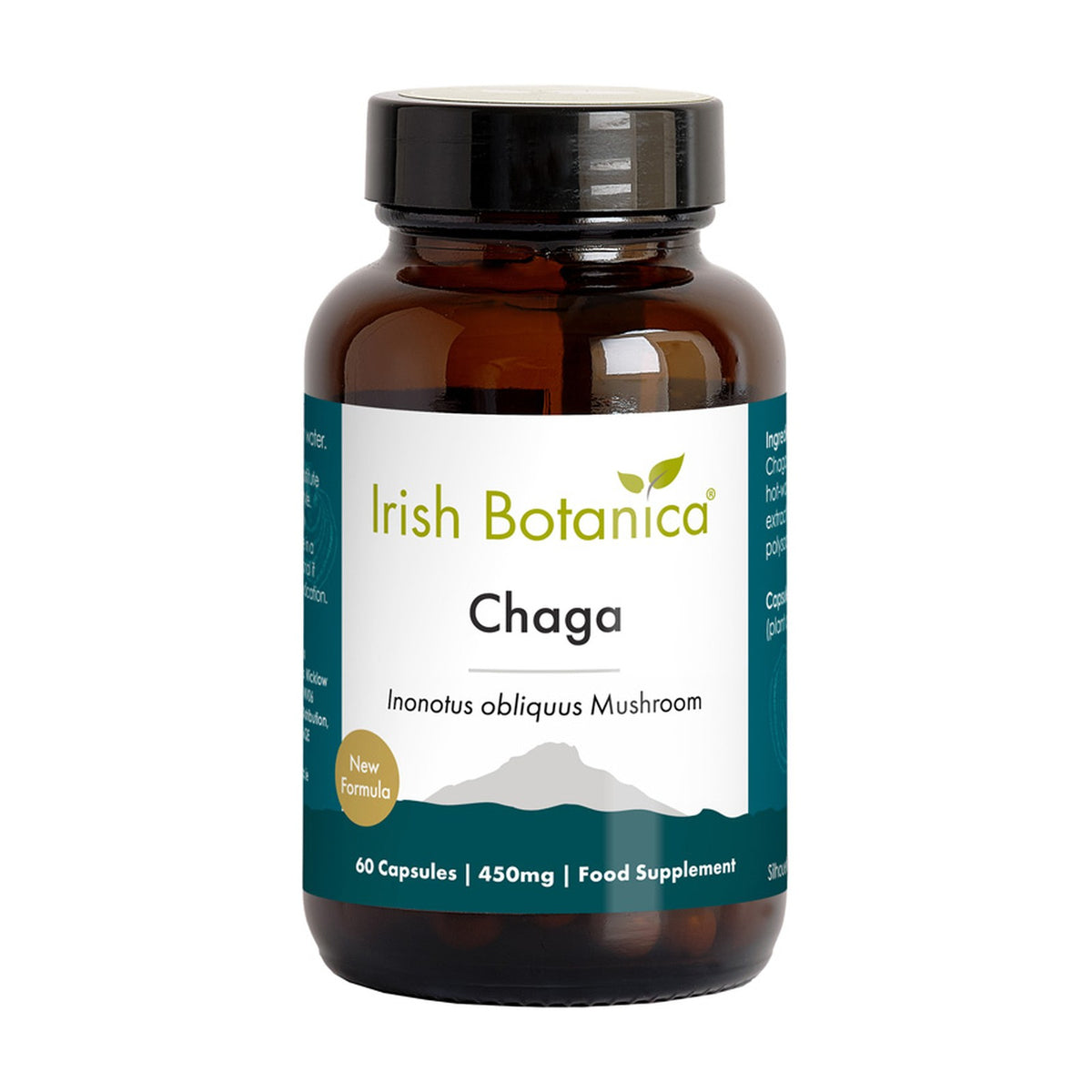 Irish Botanica Chaga Mushroom 60 caps pack