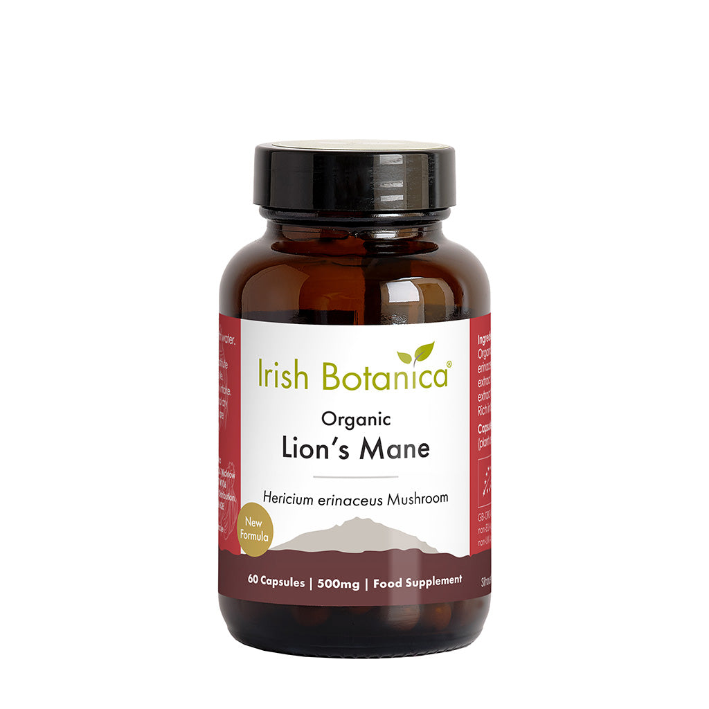 Irish Botanica - Lion's Mane Capsules (60 caps) pack front