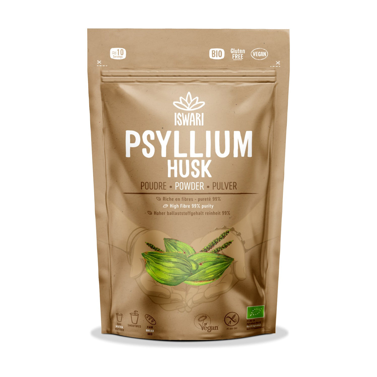 Iswari Organic Psyllium Husk Powder (125g)