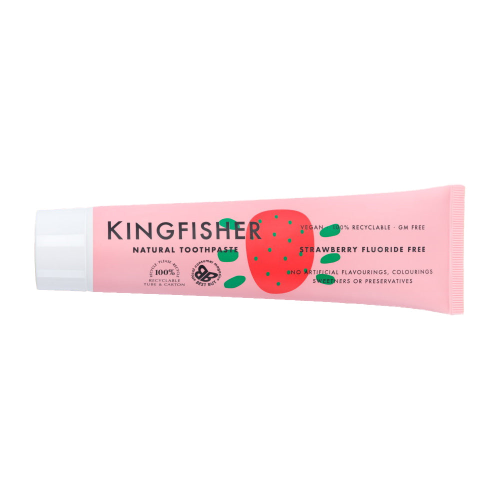 Kingfisher — Strawberry Fluoride Free Toothpaste (100ml)