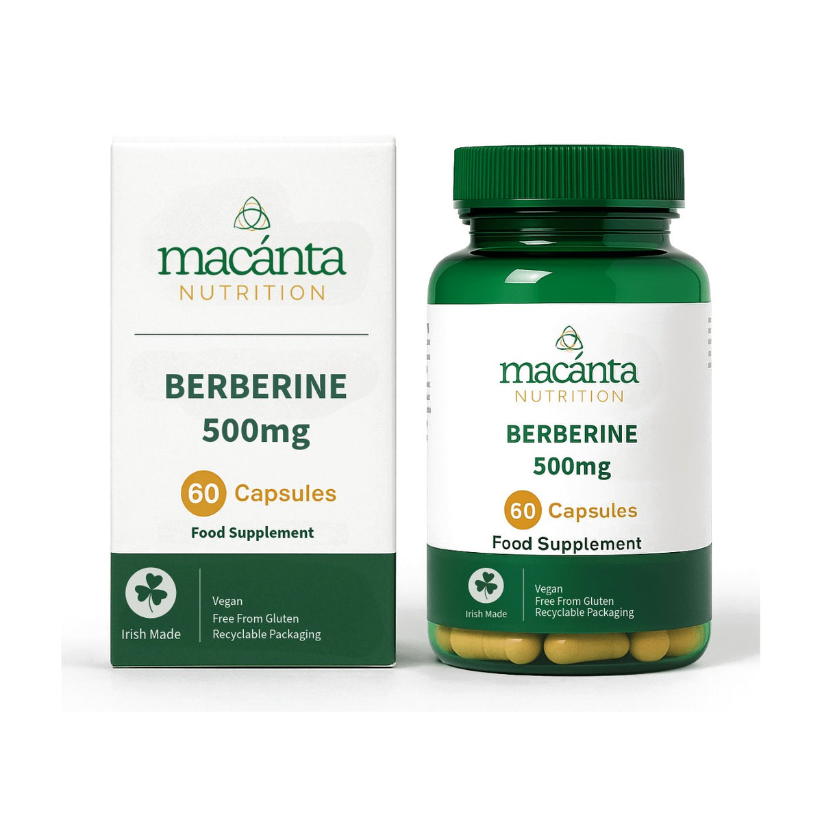 Macanta Berberine 500mg (60 caps) pack