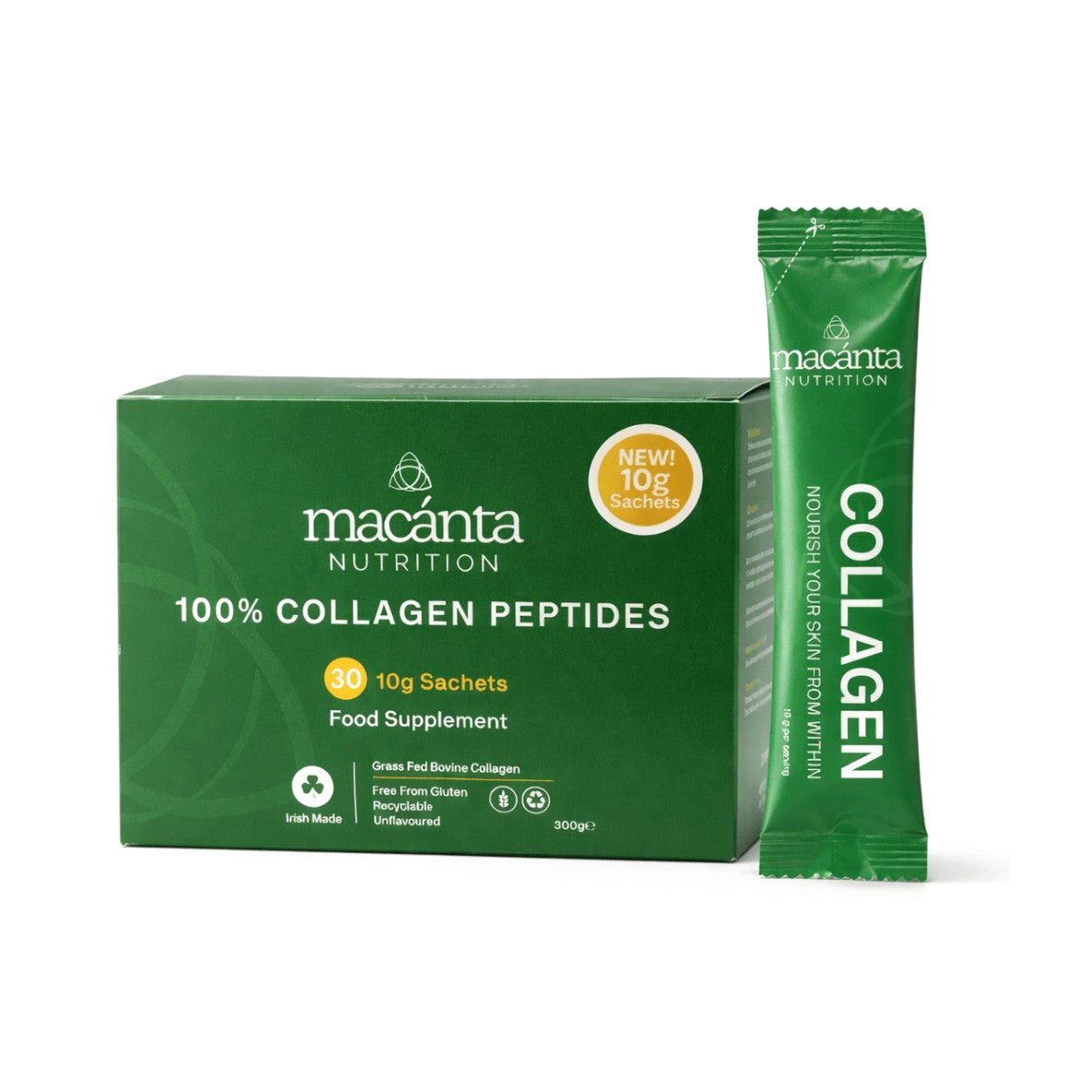 Macanta Collagen Peptides 10g Sachets (30 sachets) pack