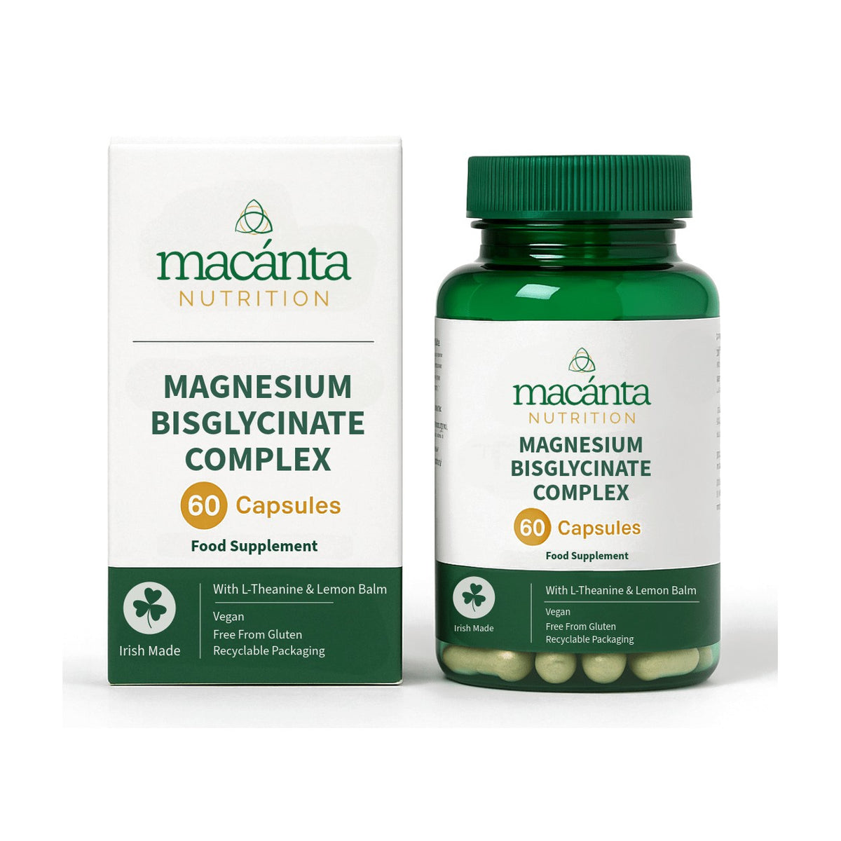Macanta Magnesium Bisglycinate Complex (60 caps) pack