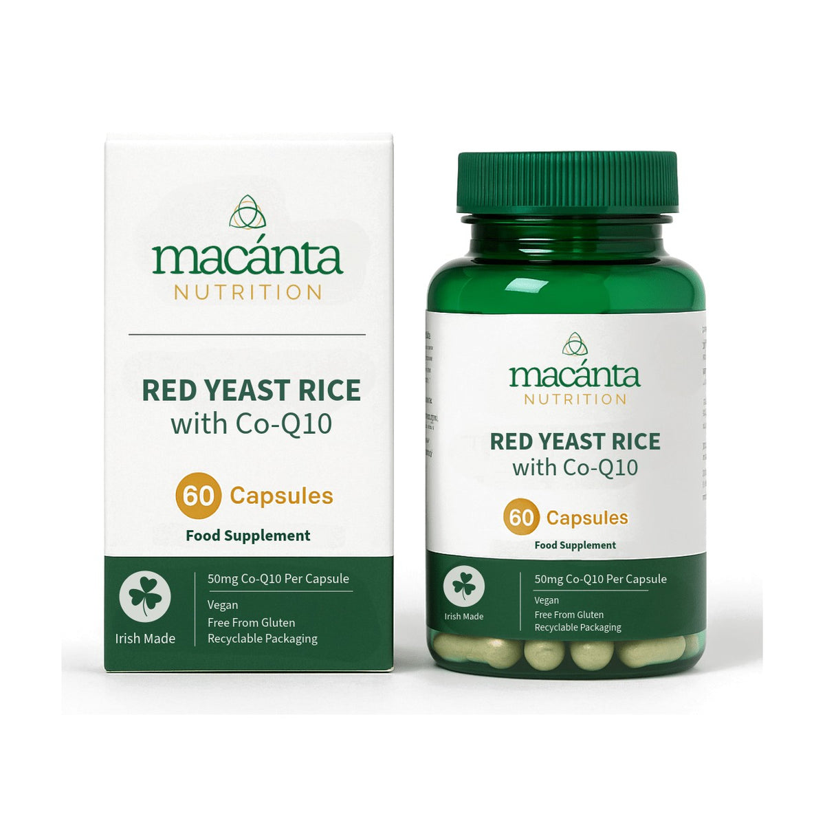 Macanta Red Yeast Rice with CoQ10 (60 caps) pack