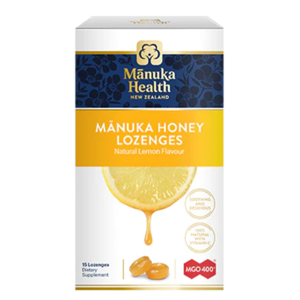Manuka Health — Manuka Honey Lemon Lozenges (65g)