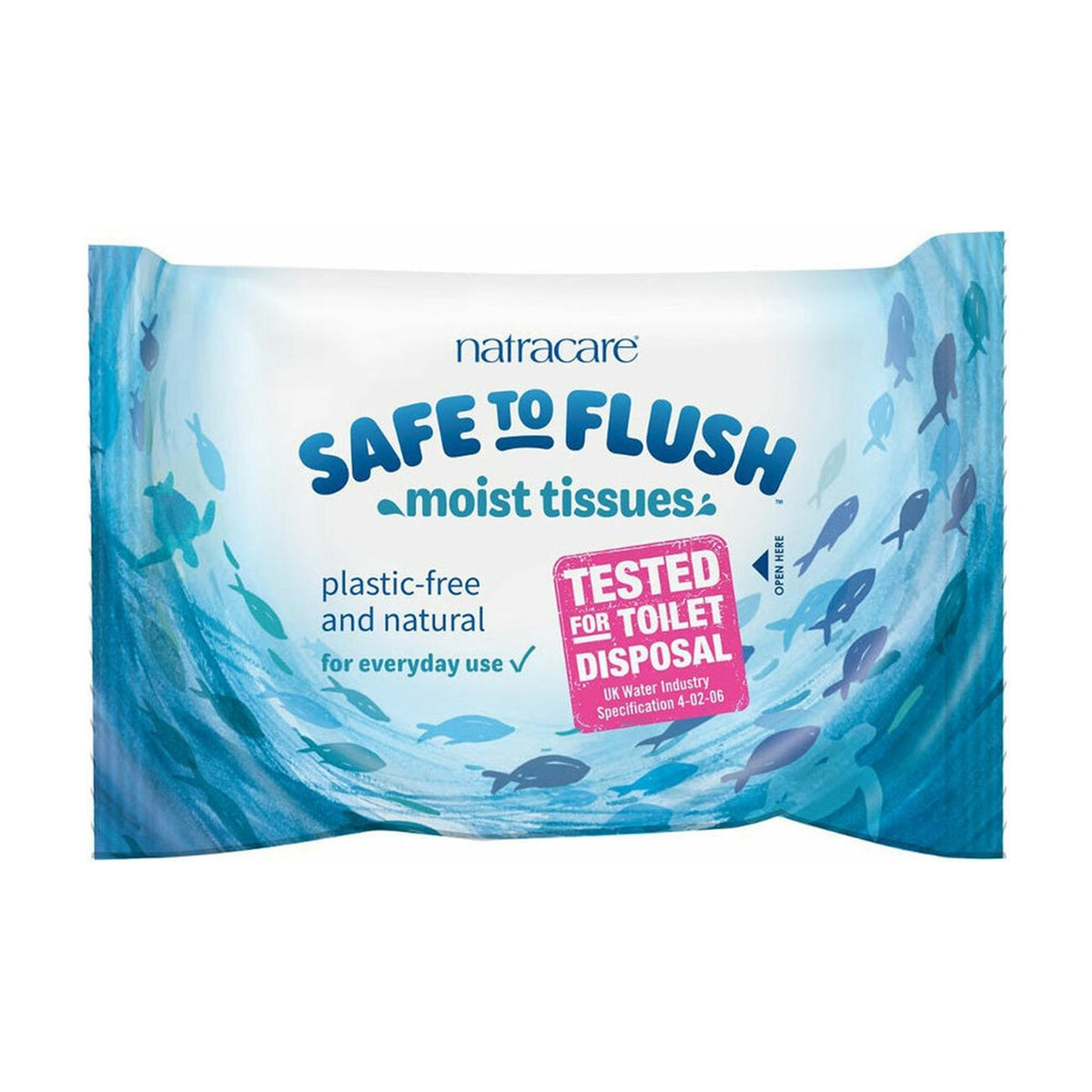 Natracare Safe to Flush Moist Toilet Tissues (30 tissues) pack