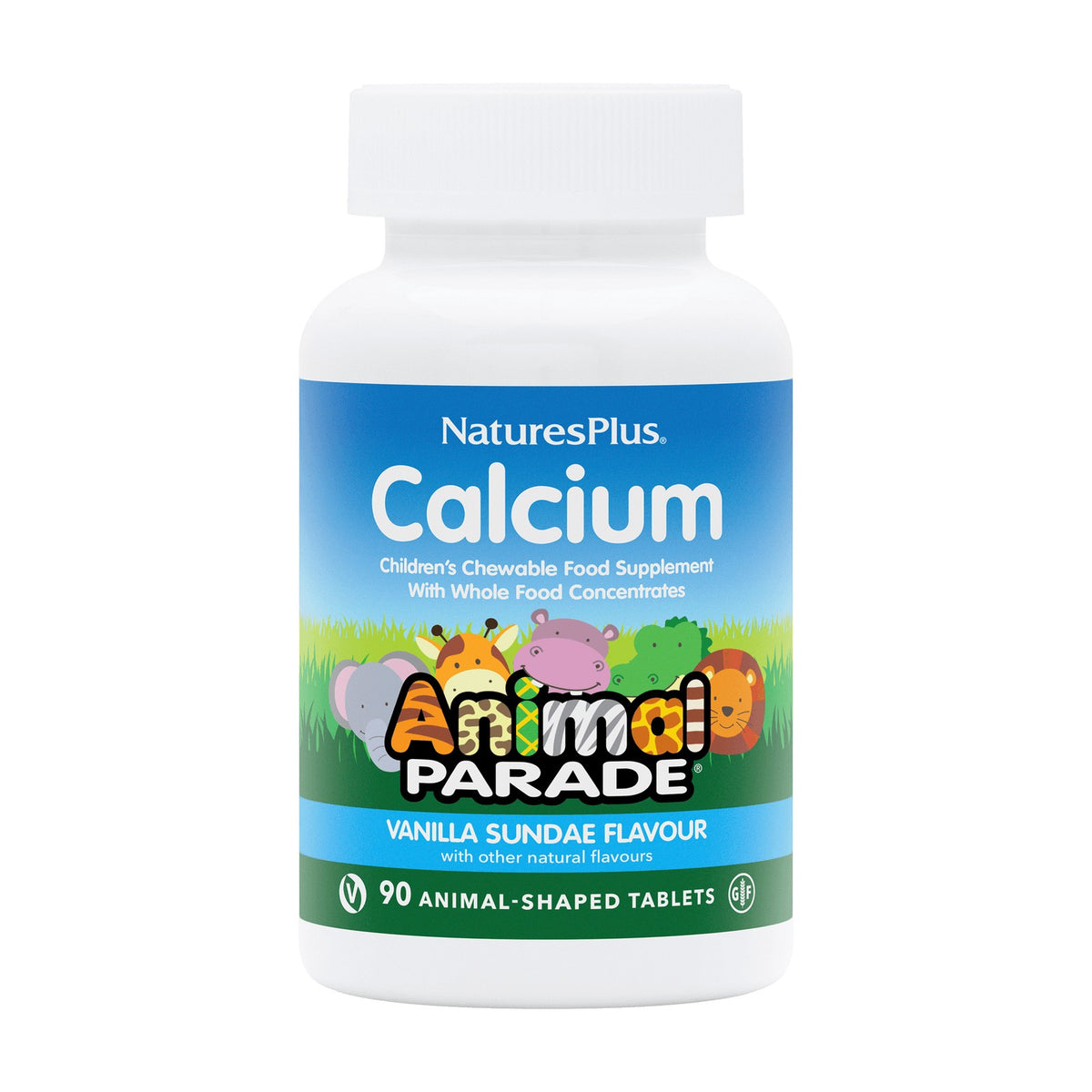 Nature's Plus Animal Parade Calcium Children's (90 chewables) pack
