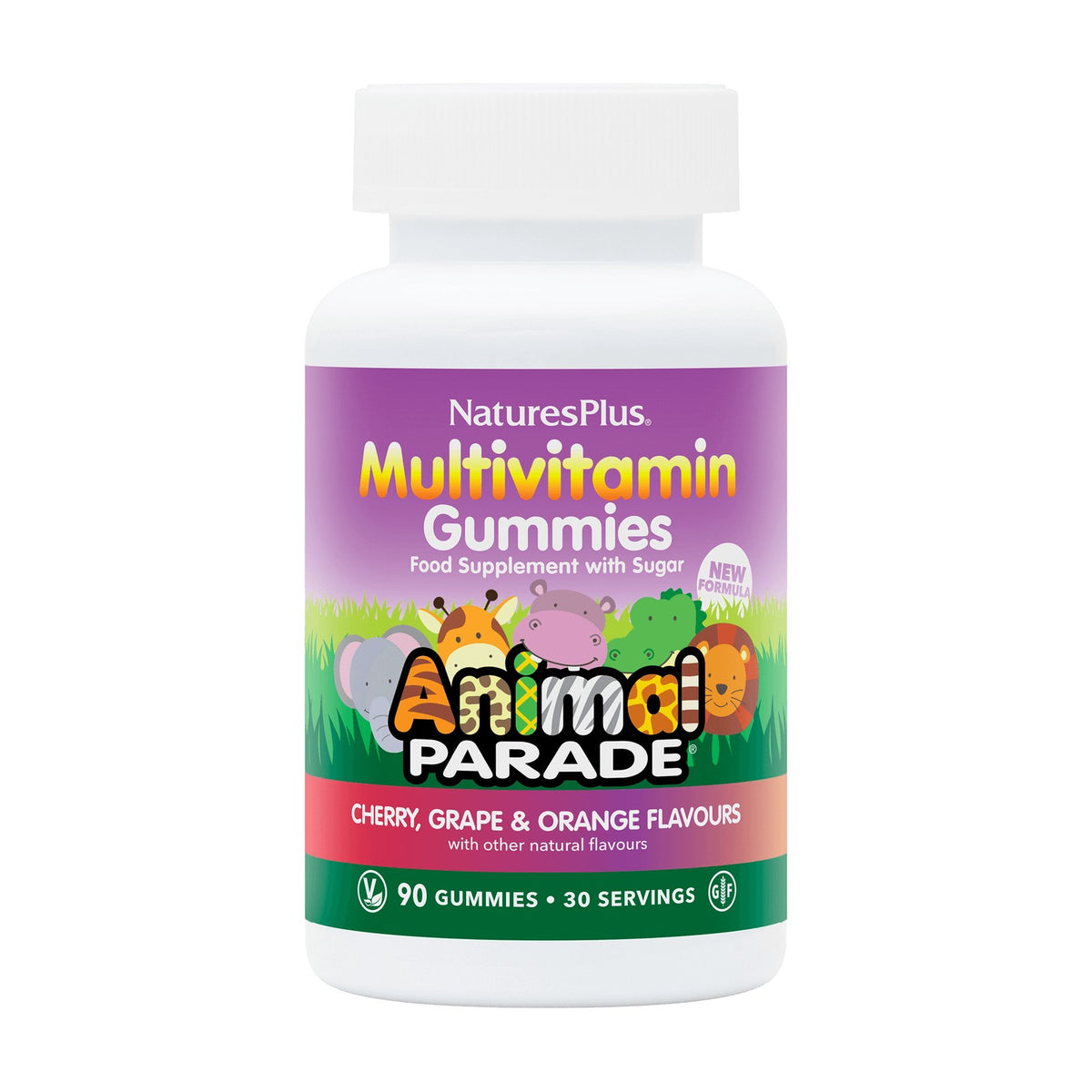 Nature's Plus Animal Parade Multivitamin Gummies (90 gummies) pack