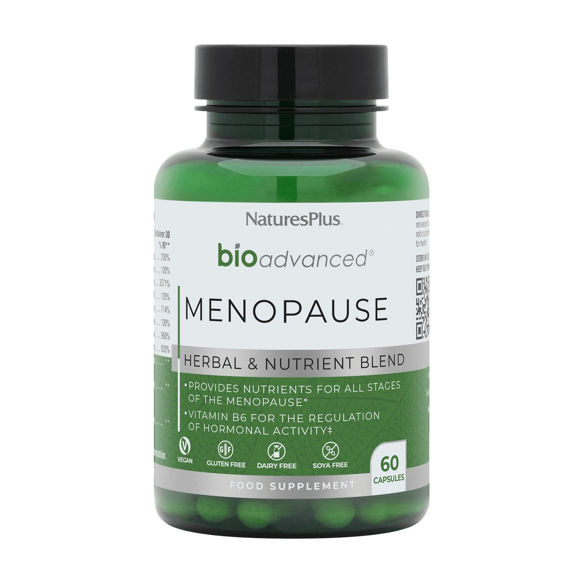 Nature's Plus BioAdvanced Menopause (60 caps) pack