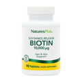 Nature's Plus Biotin 10,000 MCG (90 tabs) pack