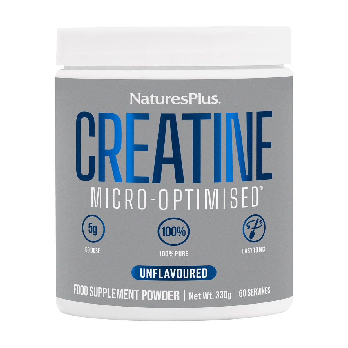 Nature's Plus Creatine Micro-Optimised Powder (330g) pack