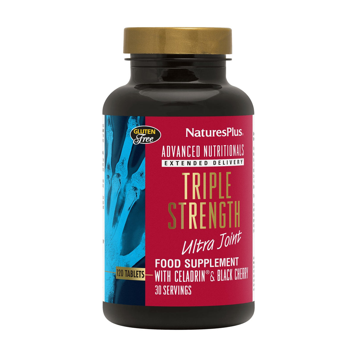 Nature's Plus Glucosamine/Chondroitin/MSM Ultra Rx-Joint Triple Strength (120 caps) pack