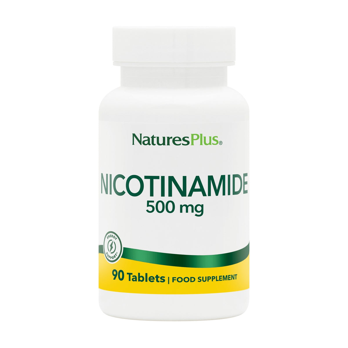 Nature's Plus Nicotinamide 500 mg (90 tabs) pack