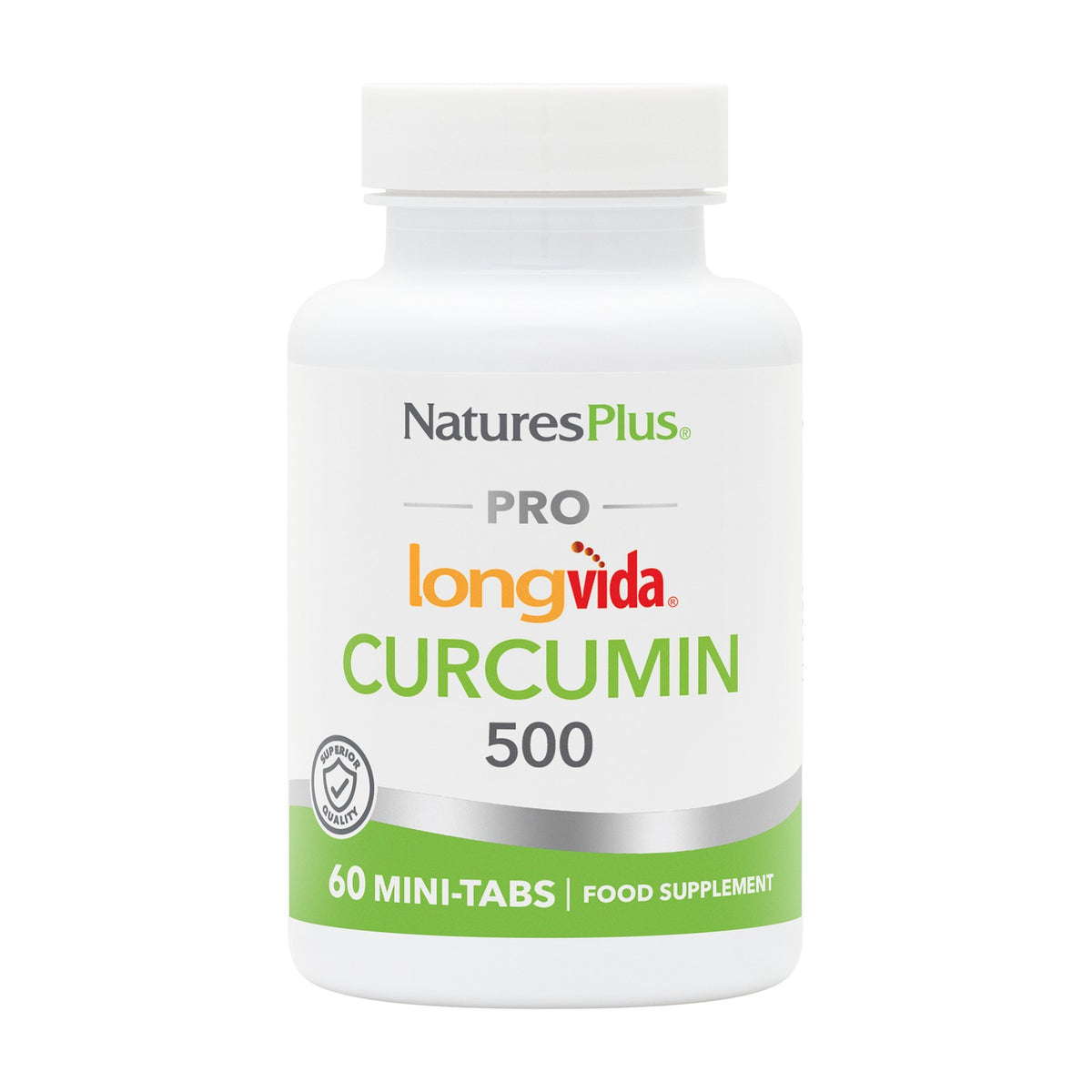 Nature's Plus PRO Curcumin Longvida 500 MG (60 mini-tabs) pack